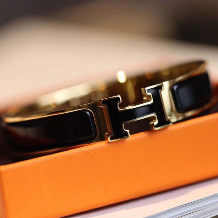 [LunaMar]H BRACELET 12MM GOLD
