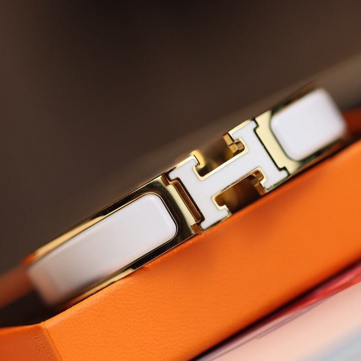 [LunaMar]H BRACELET 12MM GOLD
