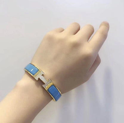[LunaMar]H CLOUD BLUE BRACELET GOLD DIAMOND