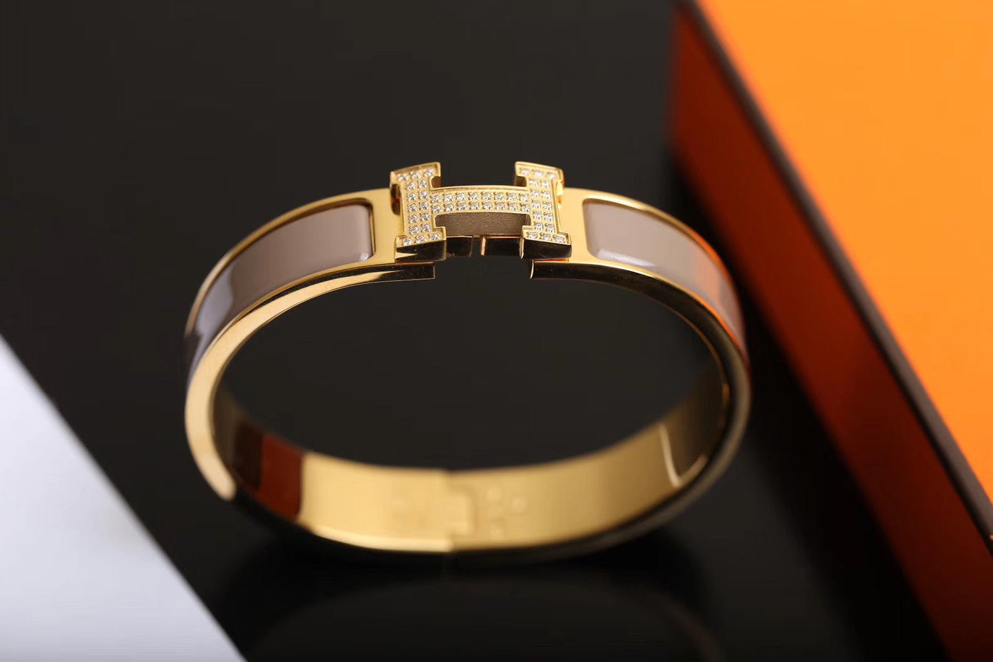 [LunaMar]H BRACELET GOLD DIAMOND