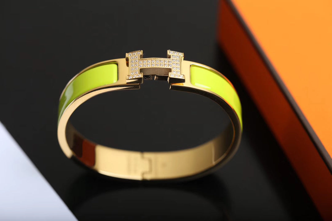 [LunaMar]H BRACELET GOLD DIAMOND
