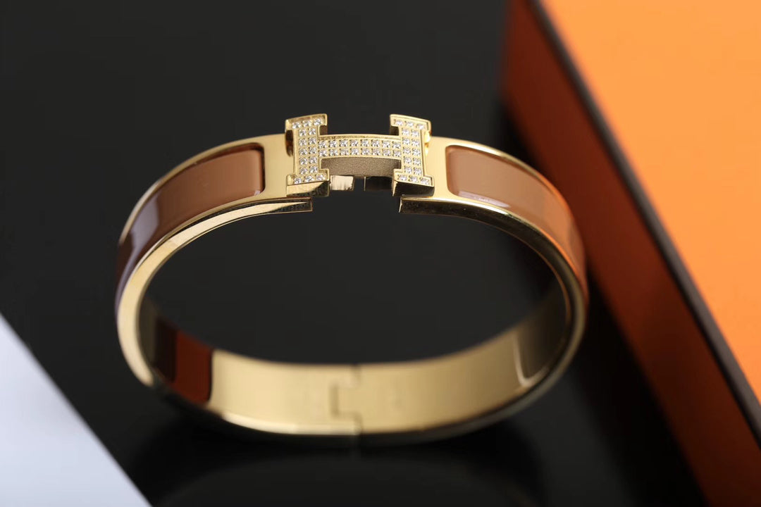 [LunaMar]H BRACELET GOLD DIAMOND
