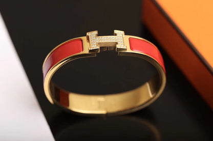[LunaMar]H BRACELET GOLD DIAMOND