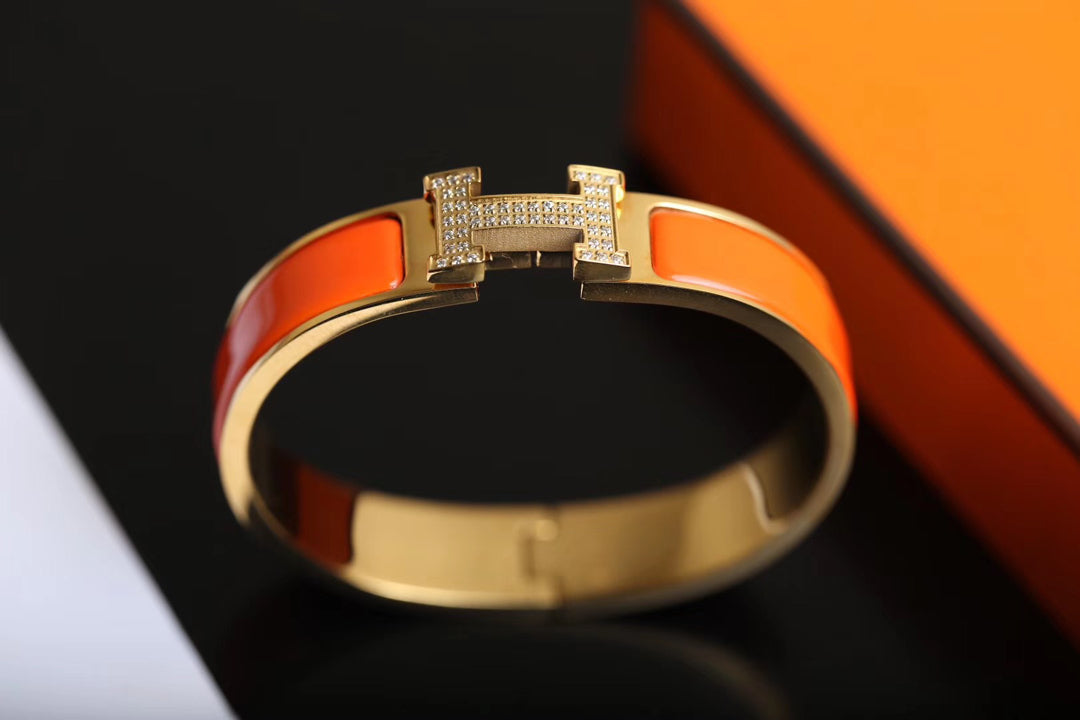 [LunaMar]H BRACELET GOLD DIAMOND