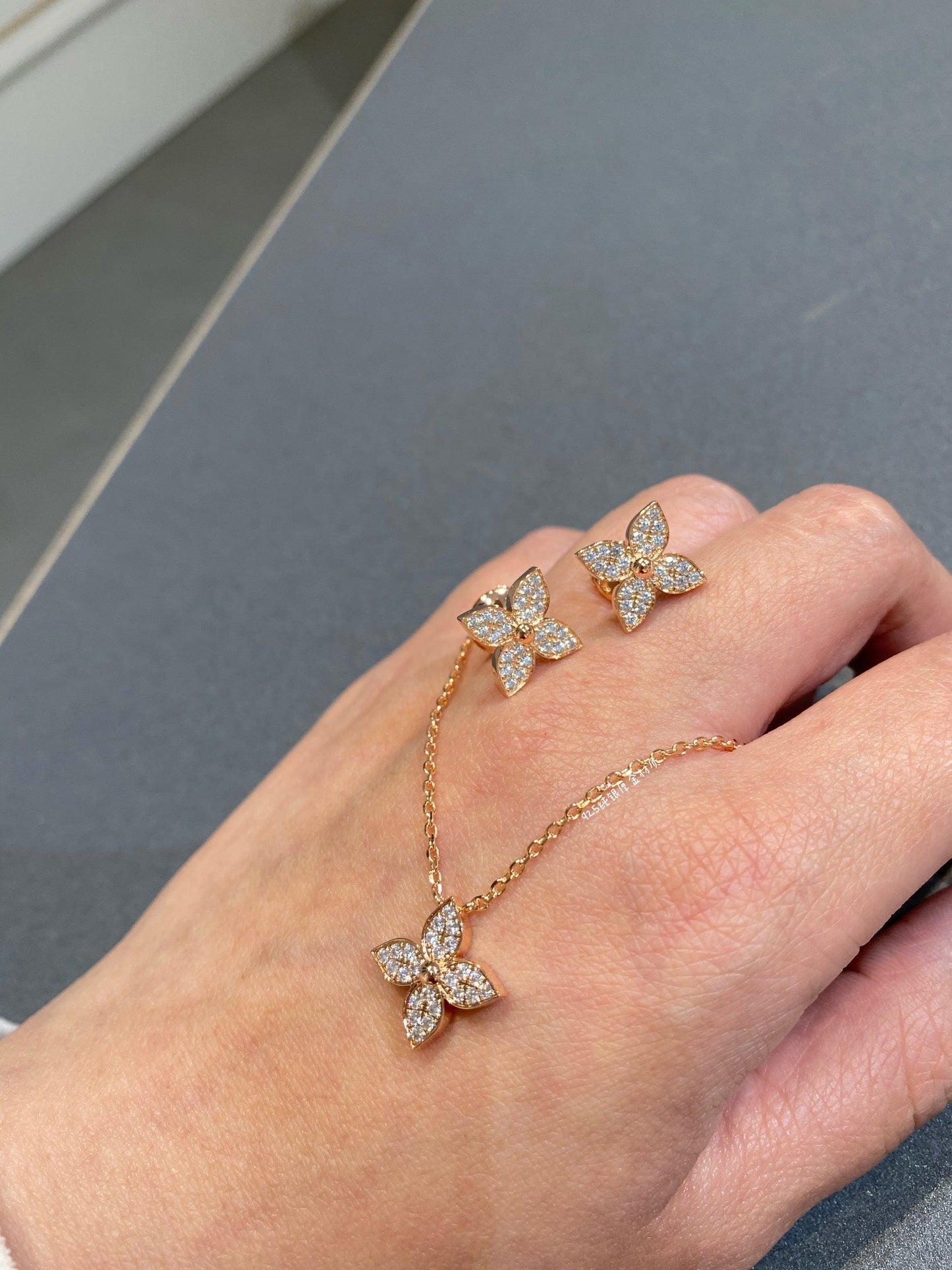 [LunaMar]STAR DIAMOND NECKALCE