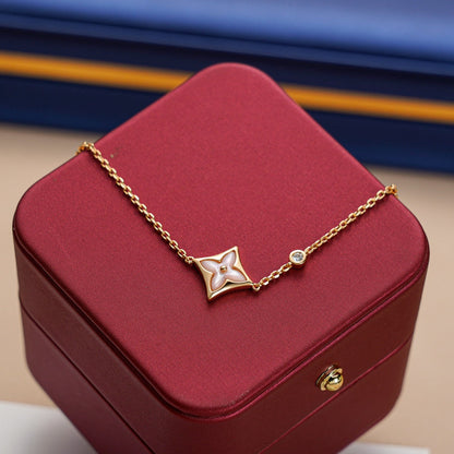[LunaMar]STAR 1 DIAMOND ROSE GOLD BRACELET