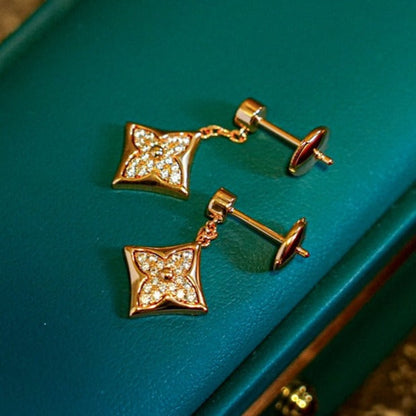 [LunaMar]STAR DIAMONDS EARRINGS GOLD