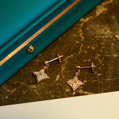 [LunaMar]STAR DIAMONDS EARRINGS GOLD