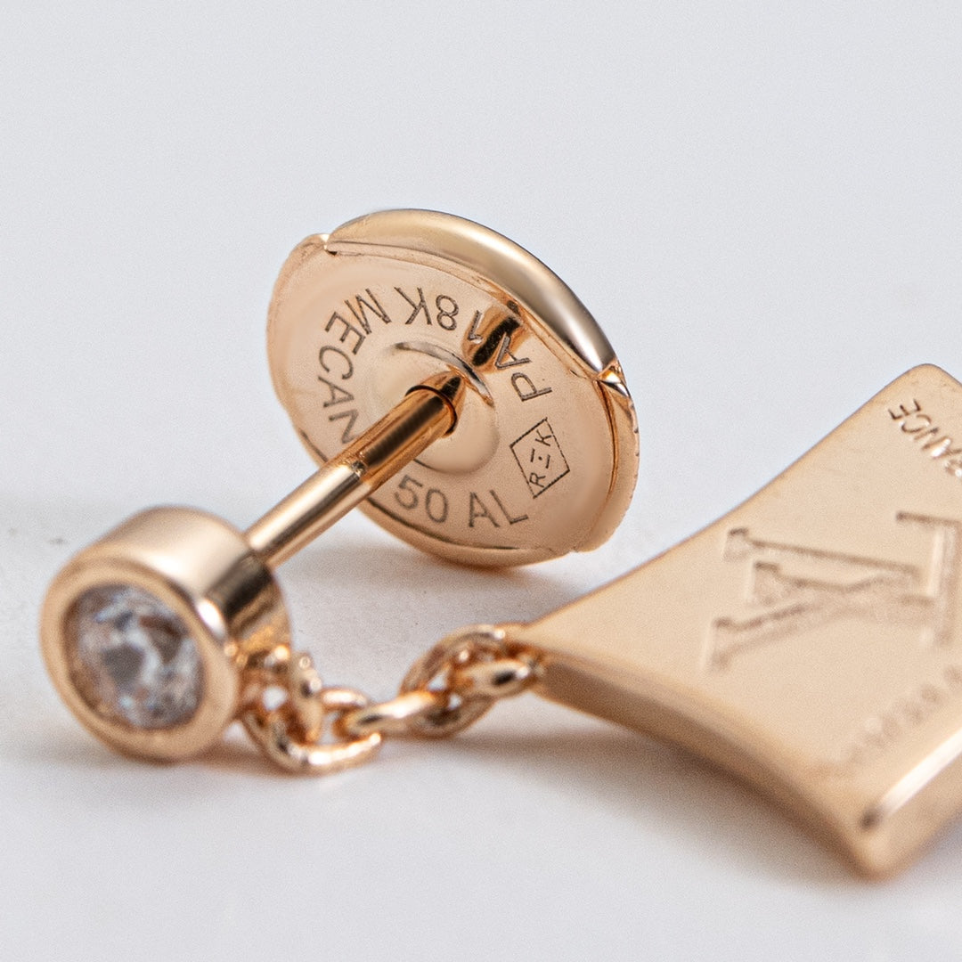 [LunaMar]STAR DIAMONDS EARRINGS GOLD