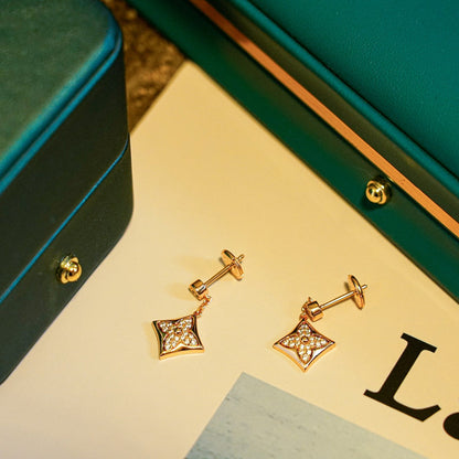 [LunaMar]STAR DIAMONDS EARRINGS GOLD