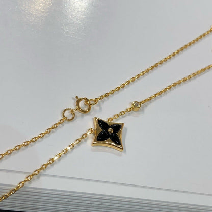 [LunaMar]STAR BLACK MOP NECKLACE