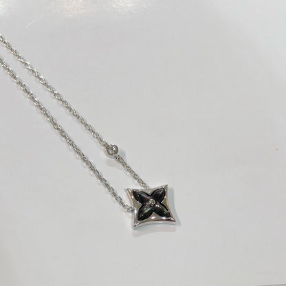 [LunaMar]STAR BLACK MOP NECKLACE