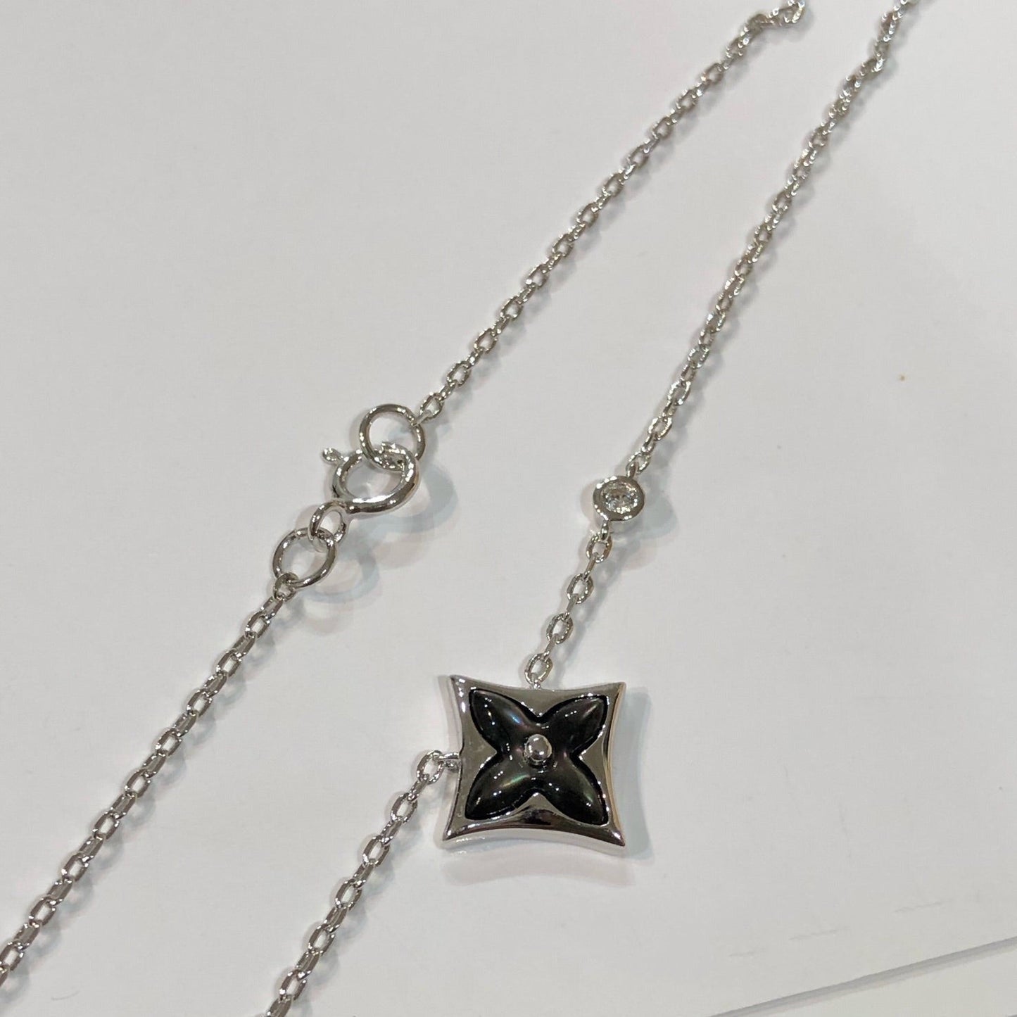 [LunaMar]STAR BLACK MOP NECKLACE