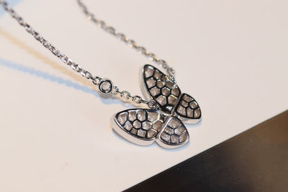 [LunaMar]BUTTERFLY DIAMOND CHARM NECKLACE