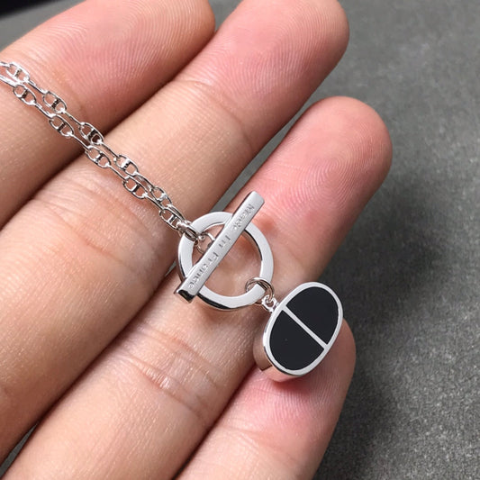 [LunaMar]CHAINE VERSO BLACK CERAMIC  NECKLACE