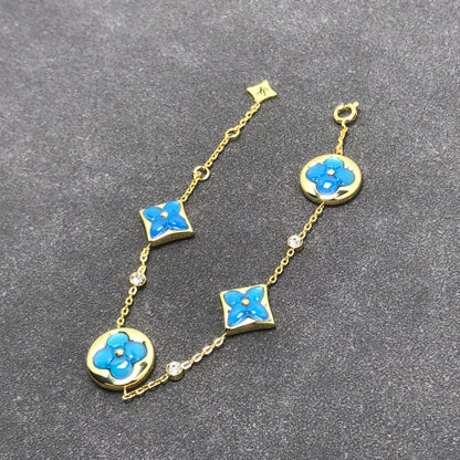 [LunaMar]STAR AND SUN TURQUOISE 4 MOTIFS 3 DIAMONDS