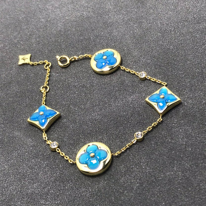 [LunaMar]STAR AND SUN TURQUOISE 4 MOTIFS 3 DIAMONDS
