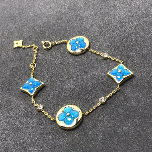 [LunaMar]STAR AND SUN TURQUOISE 4 MOTIFS 3 DIAMONDS