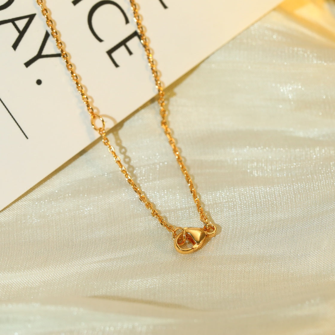 [LunaMar]VOLT SILVER DIAMOND PEDANT NECKLACE