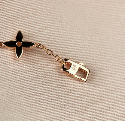 [LunaMar]STAR AND SUN 7 MOTIFS GOLD BRACELET