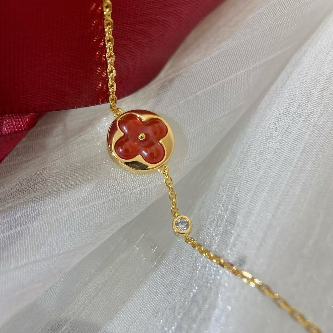 [LunaMar]SUN PEDANT CARNELIAN BRACELET