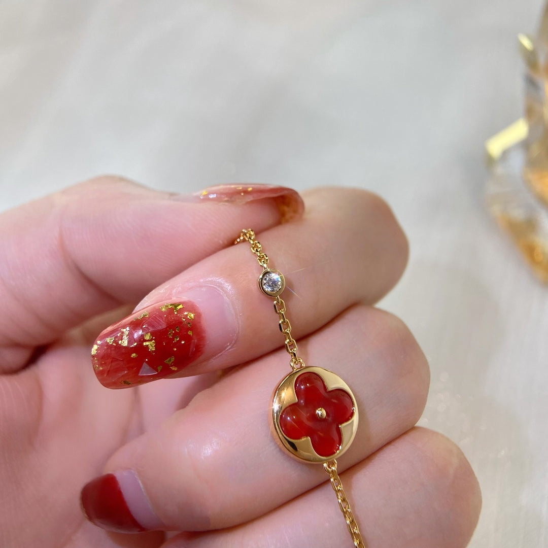 [LunaMar]SUN PEDANT CARNELIAN BRACELET