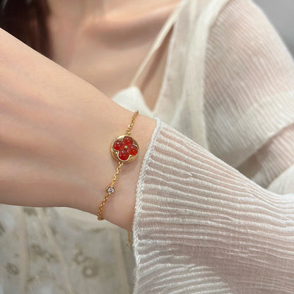 [LunaMar]SUN PEDANT CARNELIAN BRACELET