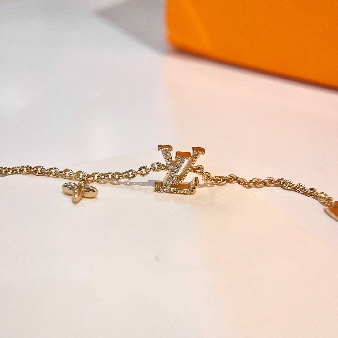 [LunaMar]LOGO STAR MOTIF GOLD BRACELET