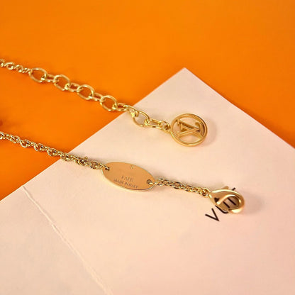 [LunaMar]LOGO STAR MOTIF GOLD BRACELET