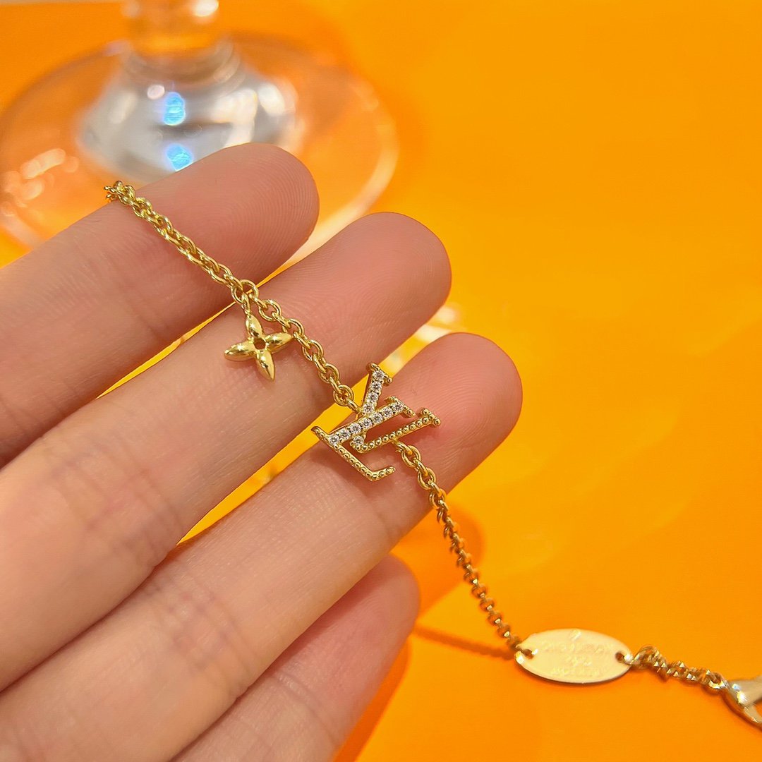 [LunaMar]LOGO STAR MOTIF GOLD BRACELET