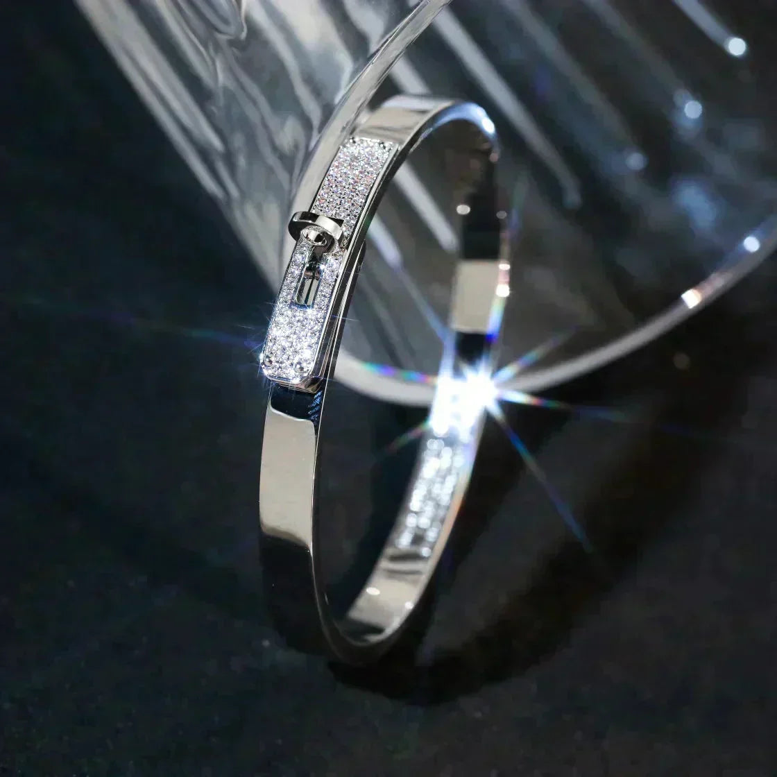 [LunaMar]KELLY SILVER DIAMOND BRACELET