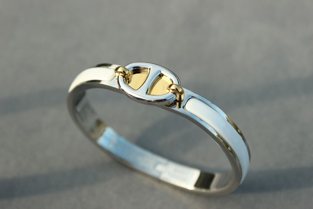 [LunaMar]CLIC CHAINE SILVER BRACELET