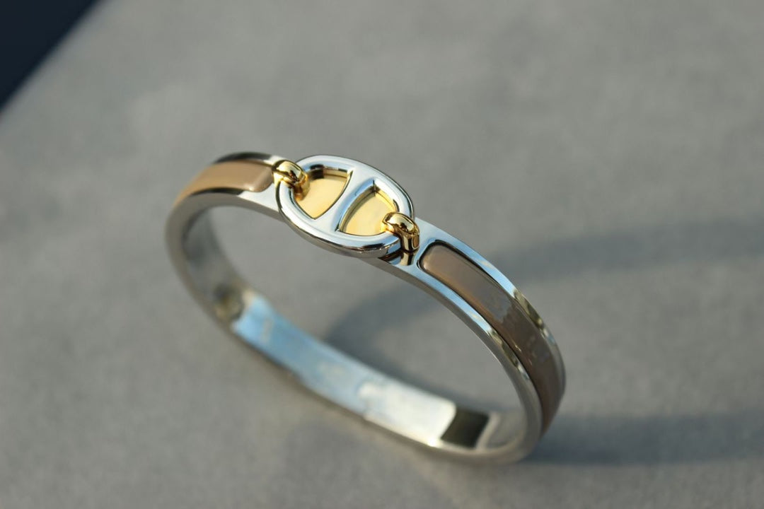 [LunaMar]CLIC CHAINE SILVER BRACELET
