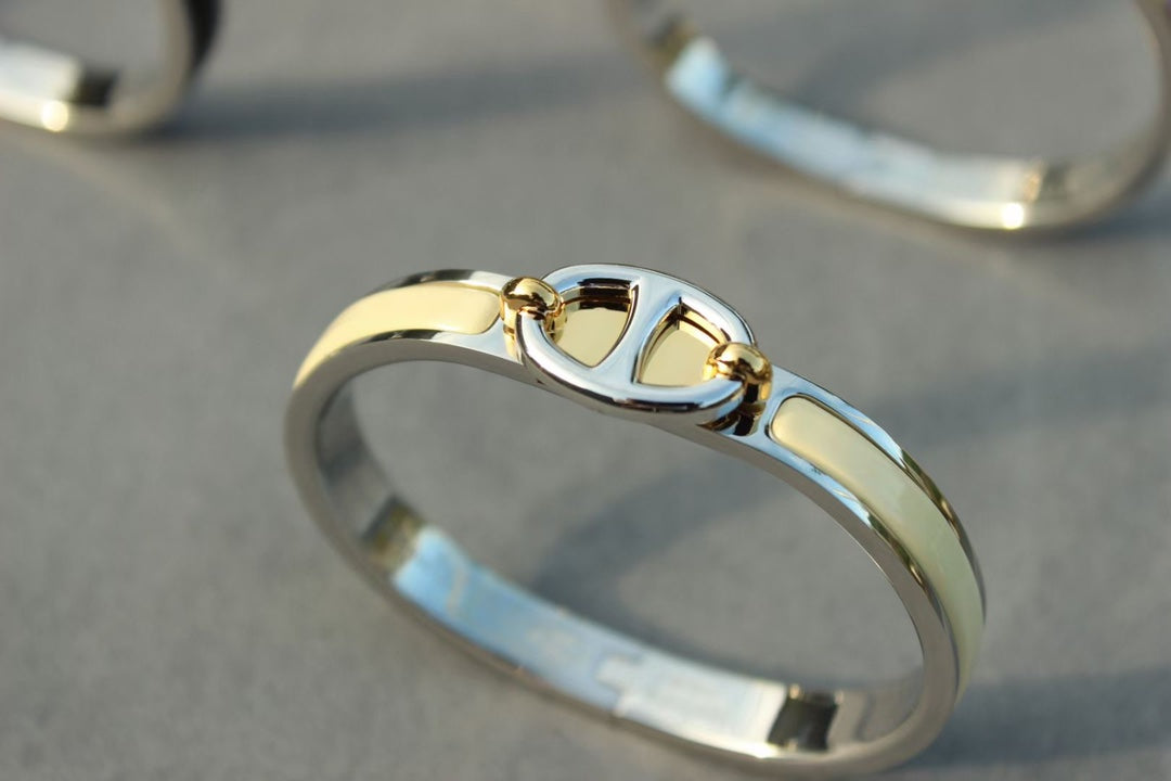 [LunaMar]CLIC CHAINE SILVER BRACELET