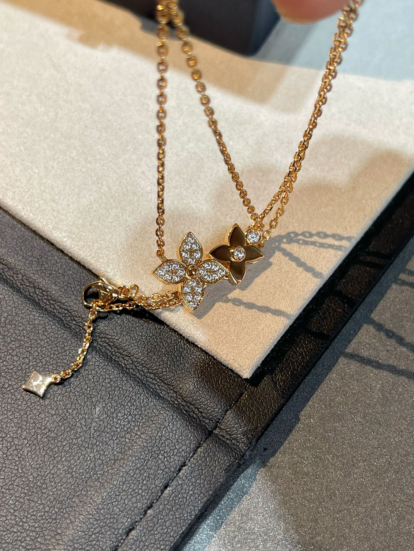 [LunaMar]STAR BLOSSOM NECKLACE ROSE GOLD DIAMONDS