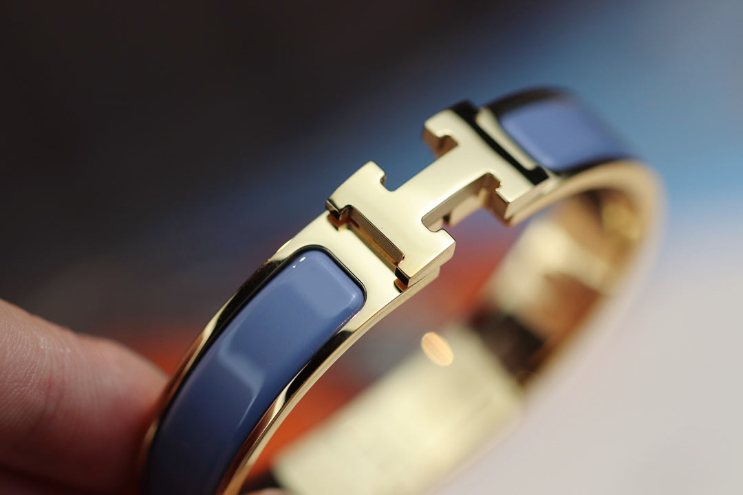 [LunaMar]H BRACELET 12MM BLUE GRAY