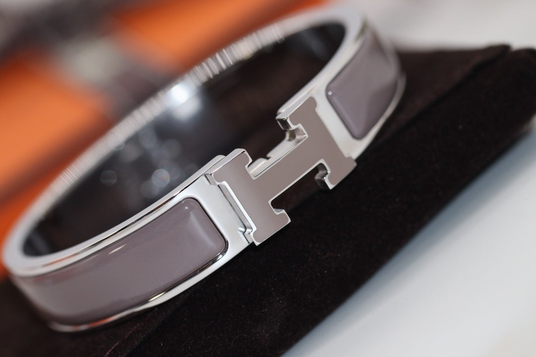 [LunaMar]H BRACELET 12MM BROWN