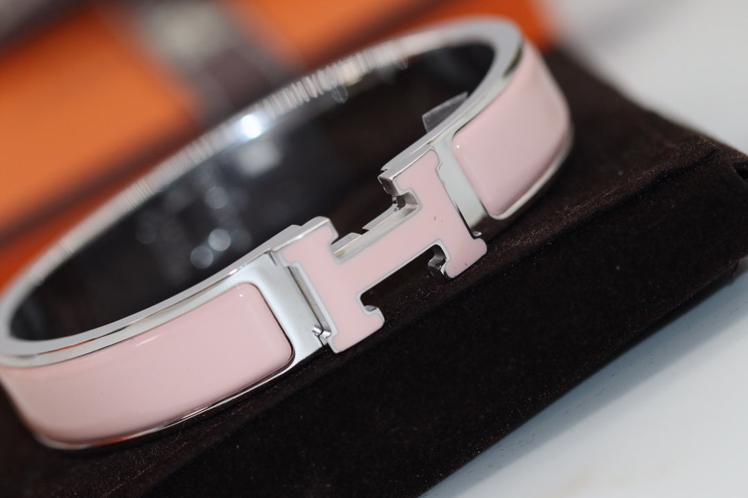 [LunaMar]H BRACELET 12MM PINK