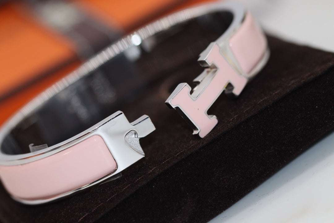 [LunaMar]H BRACELET 12MM PINK