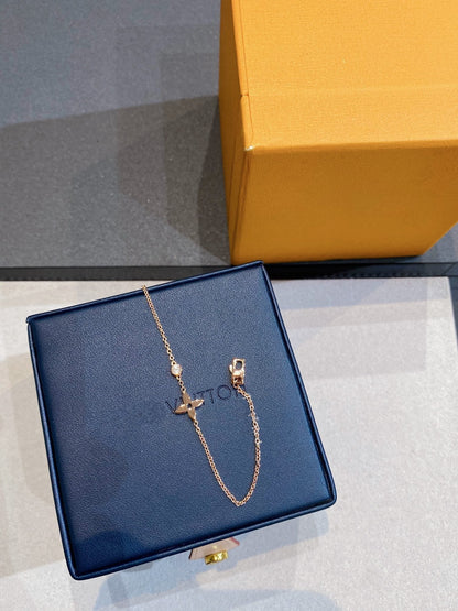 [LunaMar]STAR DIAMOND ROSE GOLD BRACELET