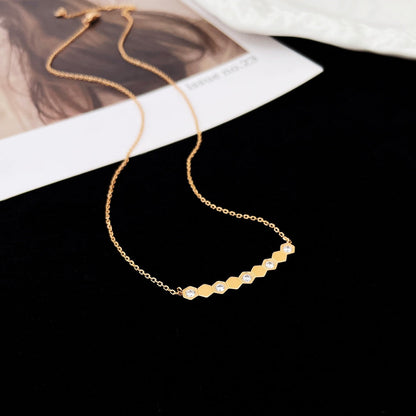 [LunaMar]BEE MY LOVE DIAMOND NECKLACE
