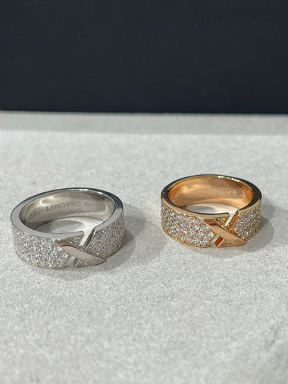[LunaMar]LIENS EVIDENCE  DIAMOND PAVED RING