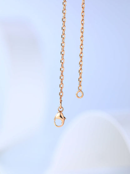 [LunaMar]H CAGE ROSE GOLD NECKLACE
