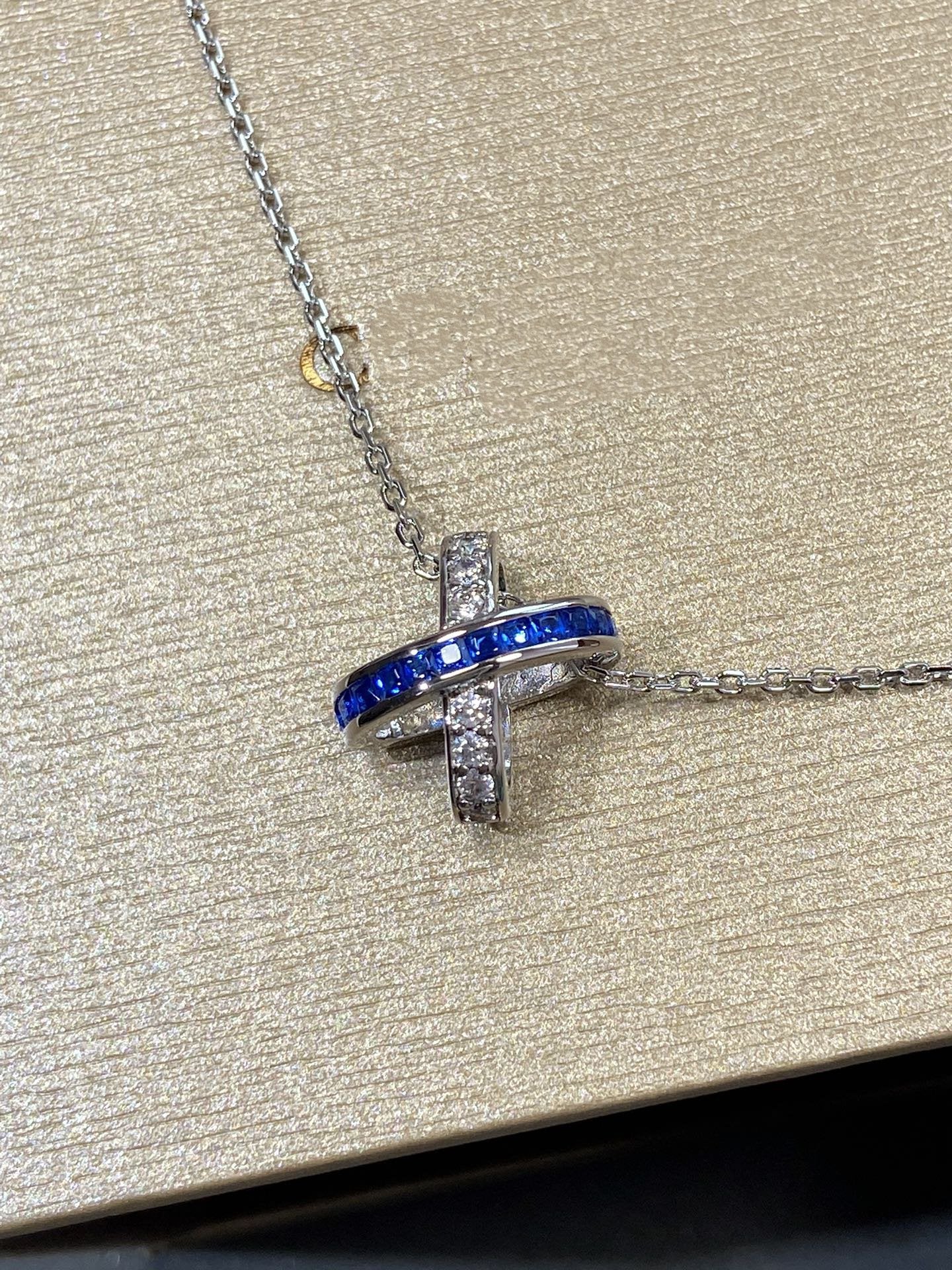 [LunaMar]LIENS DIAMOND SILVER NECKLACE