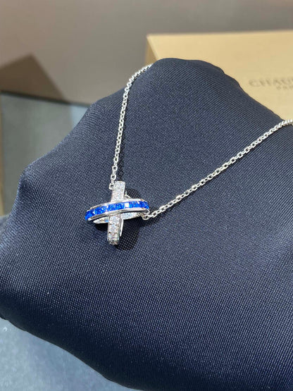 [LunaMar]LIENS DIAMOND SILVER NECKLACE