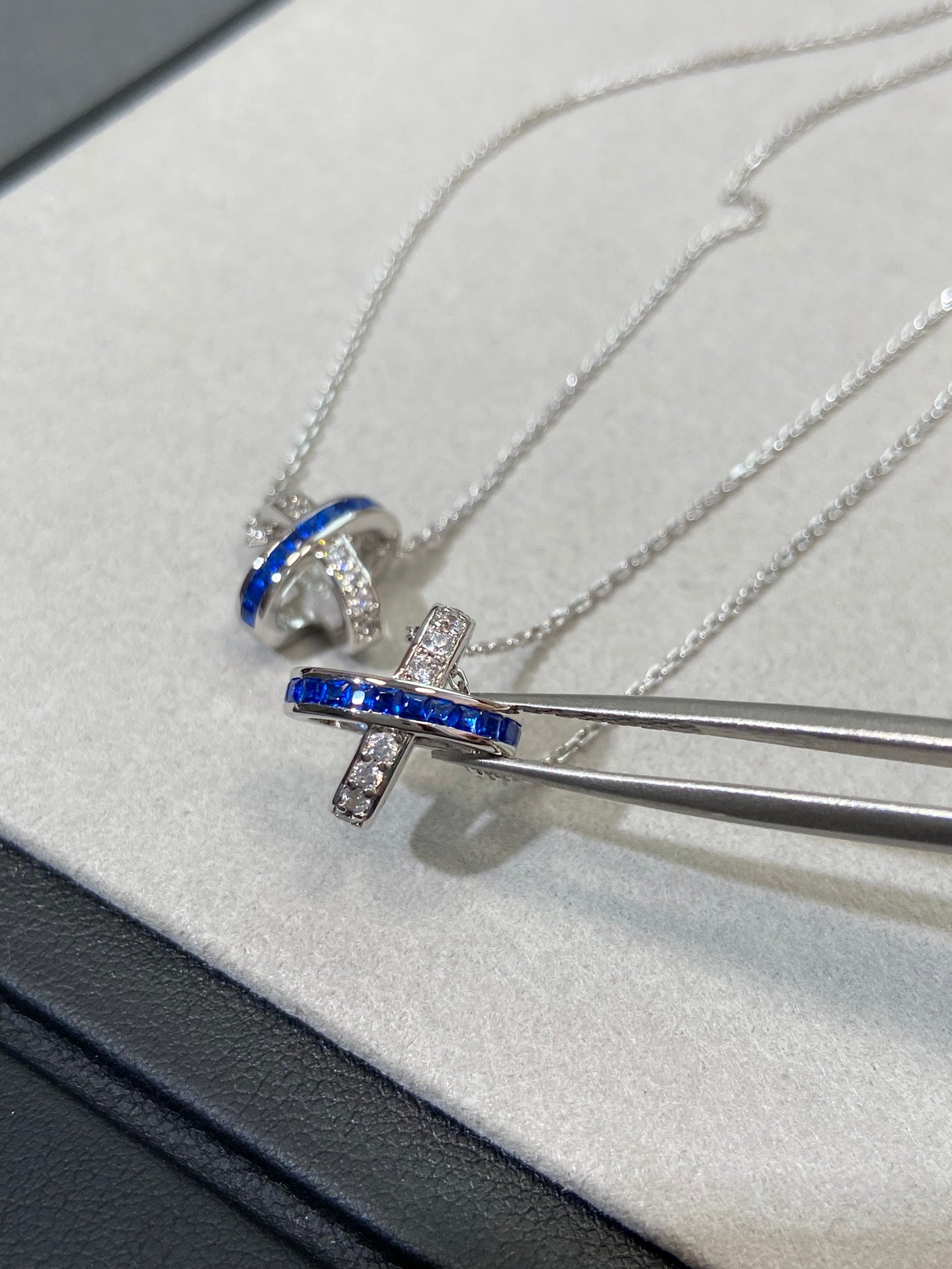 [LunaMar]LIENS DIAMOND SILVER NECKLACE