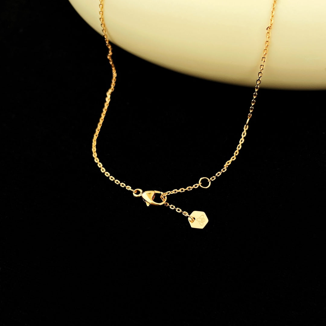 [LunaMar]BEE MINI PEDANT DIAMOND NECKLACE