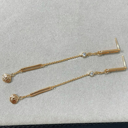 [LunaMar]CHAINE CHAOS DIAMOND DROP EARRINGS