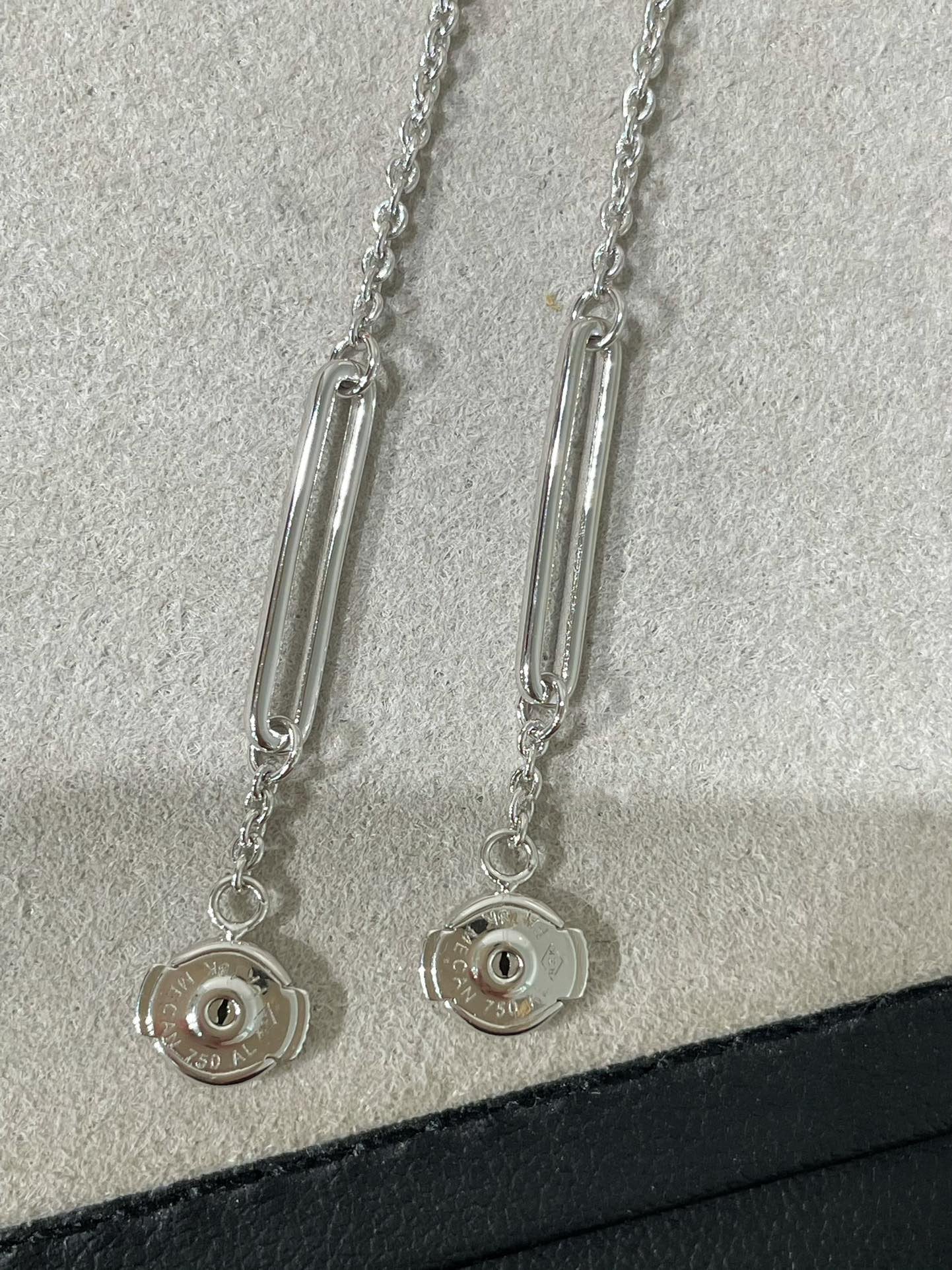 [LunaMar]CHAINE CHAOS DIAMOND DROP EARRINGS