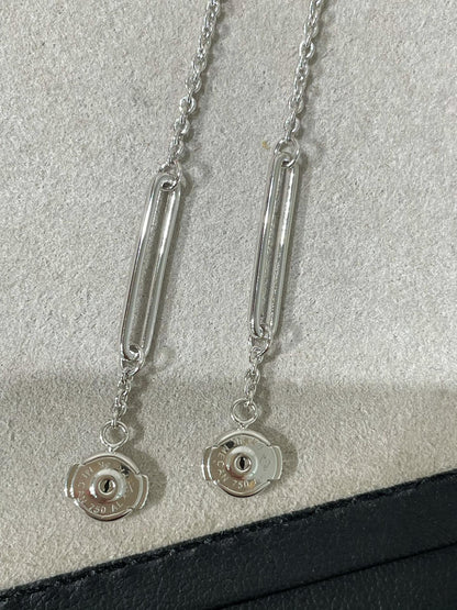 [LunaMar]CHAINE CHAOS DIAMOND DROP EARRINGS
